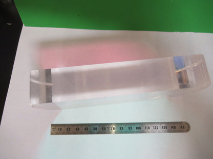 OPTICAL FLAT GLASS THICK FUSED SILICA COATED LASER OPTICS AS PICTURED #H9-A-34