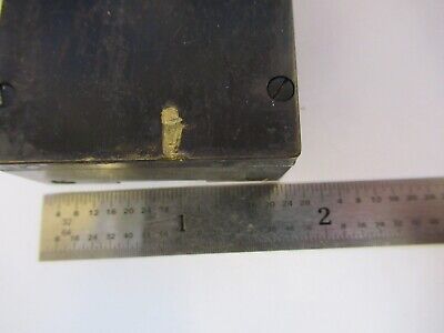 LEITZ SLIDE CURVATURE 865810 MEASURING TOOLMAKER MICROSCOPE PART AS PIC &A9-A-90