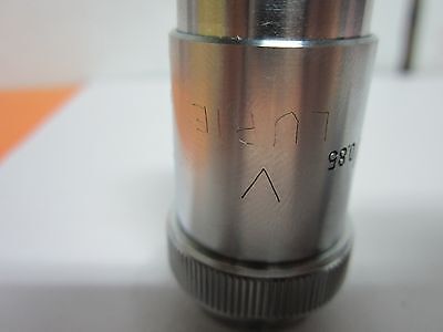 MICROSCOPE OBJECTIVE LEITZ WETZLAR PL 50X OPTICS BIN#B3-D-16