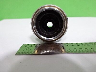 MICROSCOPE PART OBJECTIVE LEITZ GERMANY UTK L20 + IRIS OPTICS AS IS #AF-82