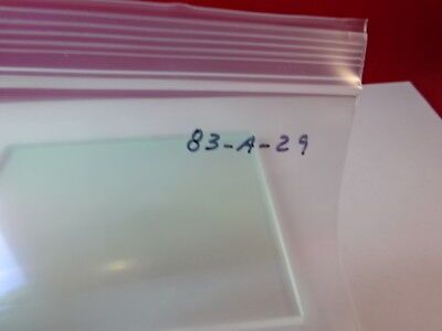 OPTICAL COATED PROFESSIONAL OPTICS GLASS BK7 FLAT PLATE AS IS  #83-A-29