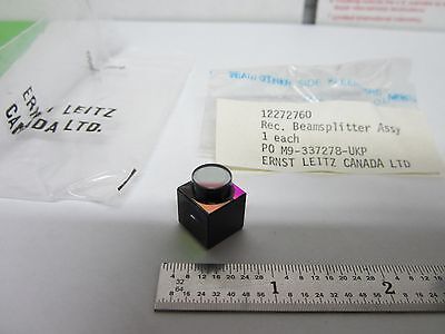 OPTICAL MICROSCOPE PART LEITZ BEAM SPLITTER NICE OPTICS  BIN#3K-P-8