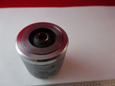 MICROSCOPE PART OBJECTIVE 100X/0.70 REICHERT FLUOR POLYVAR OPTICS AS IS 11-DT-R2