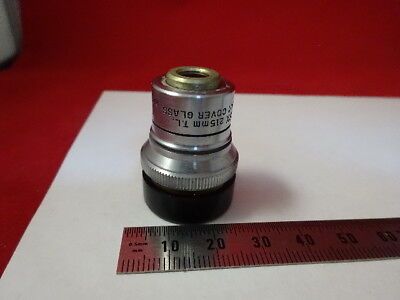 BAUSCH LOMB OBJECTIVE 8X OPTICAL MICROSCOPE PART OPTICS AS PICTURED &AM-A-21