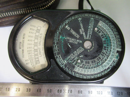 FOR PARTS PHOTOGRAPHY LIGHT METER WESTON ANTIQUE  OPTICS AS PICTURED W9-B-42