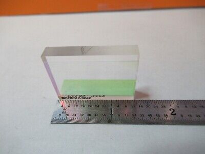 OPTICAL FLAT COATED RECTANGLE OPTICS AS PICTURED &3K-A-14