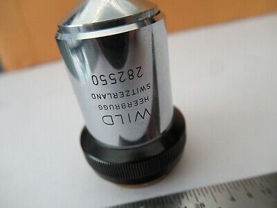 WILD M11 SWISS HEERBRUGG OBJECTIVE 10X LENS MICROSCOPE PART AS PICTURED &F4-A-26