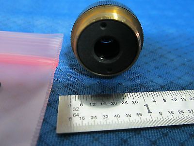 MICROSCOPE PART OBJECTIVE TASCO 10X #3-28 OPTICS BIN#3