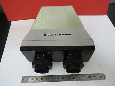 BAUSCH LOMB BINOCULAR HEAD OPTICS MICROSCOPE PART AS PICTURED &8Y-A-41