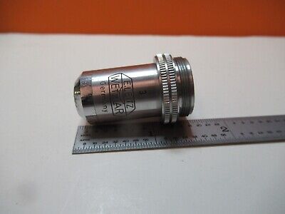 ANTIQUE OBJECTIVE LEITZ 10X "3" /170 OPTICS MICROSCOPE PART AS PICTURED &16-B-74