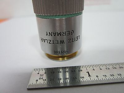 MICROSCOPE OBJECTIVE LEITZ WETZLAR GERMANY PL 16X INFINITY OPTICS BIN#A1-M-32