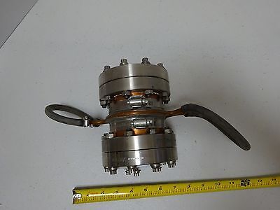 MDC HIGH VACUUM CHAMBER WATER COOLED HEAVY STAINLESS STEEL AS IS BIN#TC-1-C