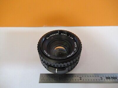 NIKON JAPAN EL-NIKKOR 50mm 1:28 LENS NICE OPTICS AS PICTURED &FT-1-A-36