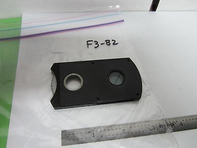 MICROSCOPE POLARIZER SLIDE ROTABLE  OPTICS #F3-82