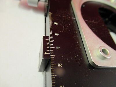 FOR PARTS WILD M20 SWISS STAGE TABLE MICROMETER MICROSCOPE PART OPTICS &FT-2-56