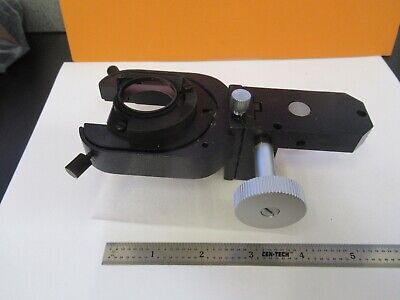 LEICA GERMANY DMRB CONDENSER HOLDER ASSEMBLY MICROSCOPE PART AS PICTURED 50-A-38