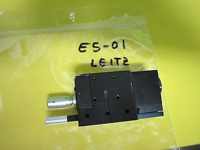 MICROSCOPE PART LEITZ GERMANY INSERT SLIDE LASER OPTICS ??  BIN#E5-01