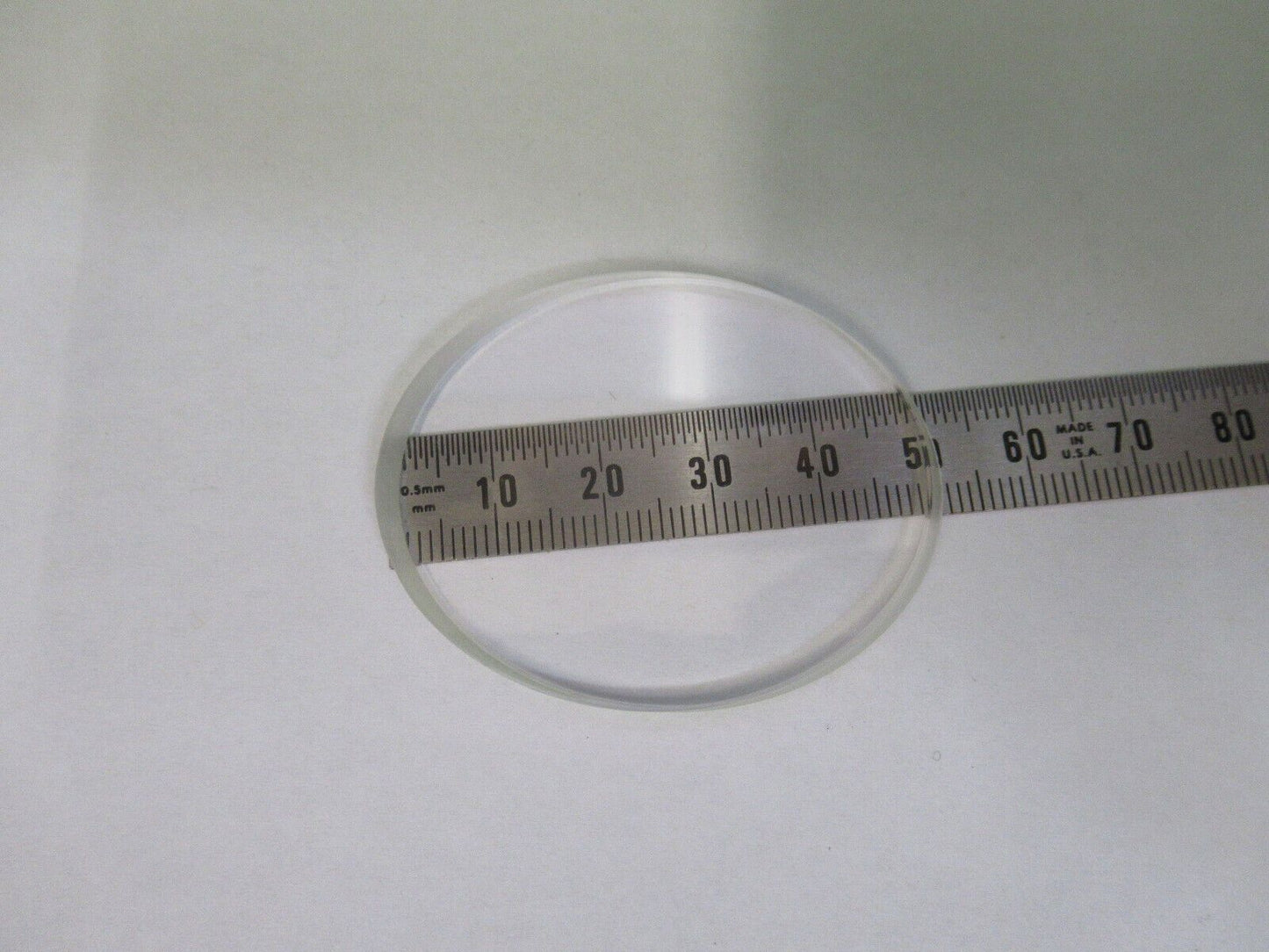 OPTICAL UNCOATED ELLLIPTICAL PLATE GLASS OPTICS AS PICTURED &W5-B-80