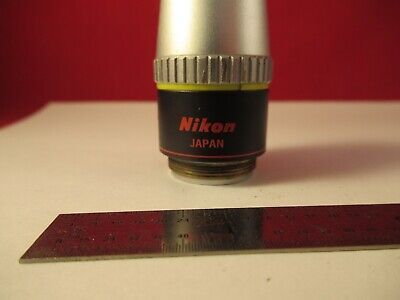 NIKON JAPAN 10X PH1 /160 OBJECTIVE MICROSCOPE PART OPTICS AS PICTURED &1E-B-31