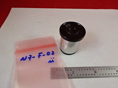 MICROSCOPE PART NICE EYEPIECE UNKNOWN MAKER 10X OPTICS AS IS B#N7-F-02