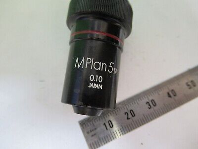 OLYMPUS JAPAN MPLAN 5 N OBJECTIVE LENS MICROSCOPE PART AS PICTURED &Z9-A-100