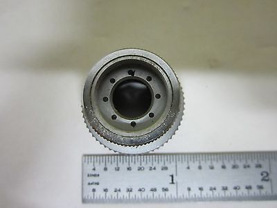 MICROSCOPE PART OBJECTIVE LEITZ GERMANY IRIS OPTICS AS IS BIN#U1-08