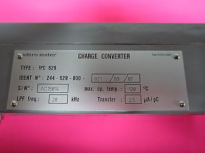 VIBRO-METER CHARGE AMPLIFIER  IPC 629 for ACCELEROMETER SENSOR ETC