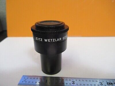 LEITZ GERMANY EYEPIECE 10X /18 MICROSCOPE PART OPTICS AS PICTURED &85-B-38