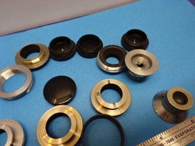 LOT OF ACCESSORIES for MICROSCOPE PARTS AS IS &90-A-21