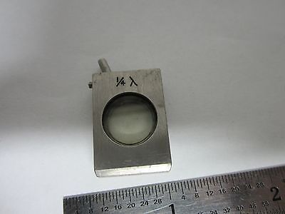 MICROSCOPE FILTER 1/4 LAMBDA  OPTICS #F1-V-58