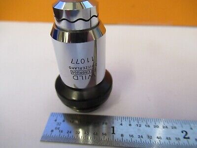 WILD HEERBRUGG SWISS PHASE PH 100X OBJECTIVE MICROSCOPE PART AS PICTURED G1-A-41