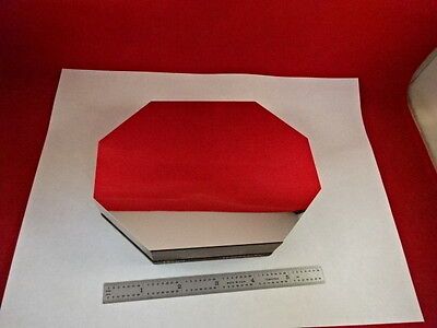 HEAVY OPTICAL GLASS MIRROR TRUNCATED NICE LASER OPTICS AS PICTURED &67-A-02