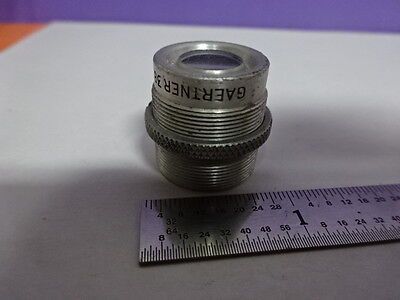 GAERTNER 38 mm OPTICS MICROSCOPE OBJECTIVE OPTICAL &AC-45