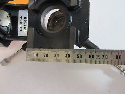 LEICA GERMANY DMRB 501165 POL CONDENSER MICROSCOPE PART AS PICTURED &P6-A-50