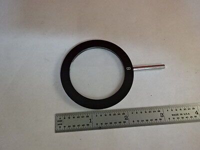 B LEITZ GERMANY DIFFUSER FILTER MICROSCOPE OPTICS OPTICAL PART AS IS &AQ-A-13