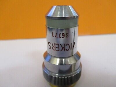 VICKERS ENGLAND OBJECTIVE 10X LENS OPTICS MICROSCOPE PART AS PICTURED &50-A-27