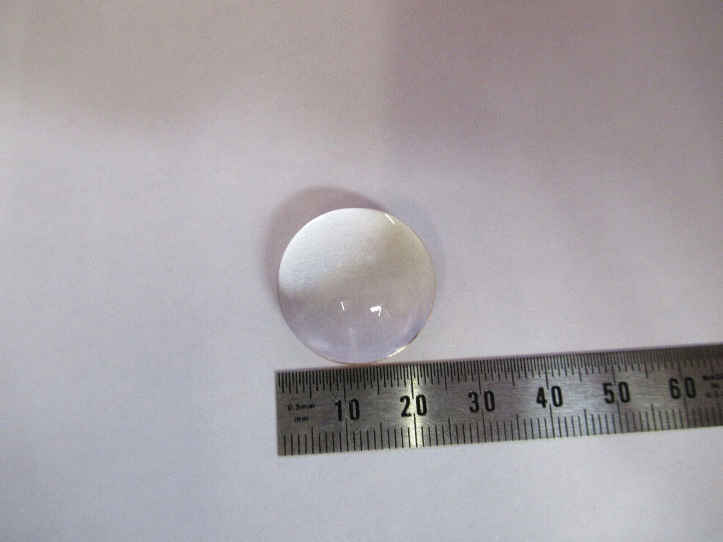 OPTICAL one HIGHLY CONVEX LENS PL-CX OPTICS  AS PICTURED Q5-B-41