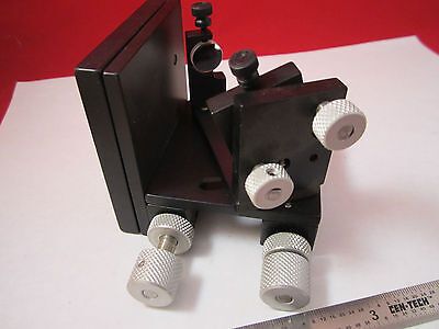 OPTICAL ORIEL MOUNT LASER OPTICS mirror + filter fixture iv BIN#PMEL