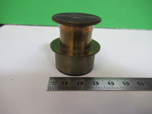 ANTIQUE BRASS BAUSCH LOMB  EYEPIECE 1870's MICROSCOPE PART AS PICTURED &H3-A-06