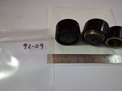 NEOPHOT 32 KNOBS LOT AUS JENA ZEISS GERMANY MICROSCOPE PART AS IS &92-09