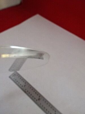 OPTICAL LENS WITH ETCHED GRID GLASS OPTICS AS IS #J9-A-13