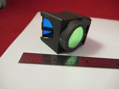 LEICA DMR GERMANY 513808 FILTER I3 FLUORESCENT OPTICS MICROSCOPE PART &6-A-80