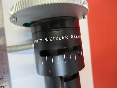 LEITZ GERMANY ASSEMBLY FILTER of VERTICAL ILLUM MICROSCOPE AS PICTURED #4B-A-02