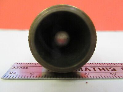 ANTIQUE CARL ZEISS GERMANY OBJECTIVE 3mm MICROSCOPE PART AS PICTURED &8Z-A-124