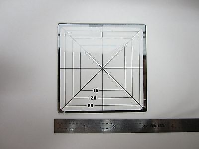 OPTICAL MASK RETICLE TARGET RESOLUTION OPTICS AS IS BIN#G9-B-03