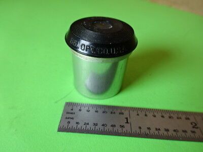 MICROSCOPE PART OPTICAL EYEPIECE OCULAR BAUSCH LOMB 12.5X OPTICS AS IS #L5-B-17