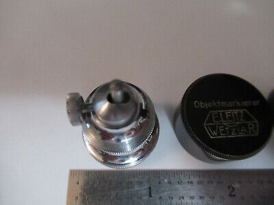 OBJECTIVE MARKER LEITZ GERMANY VERY RARE  MICROSCOPE PART AS PICTURED #F5-A-72