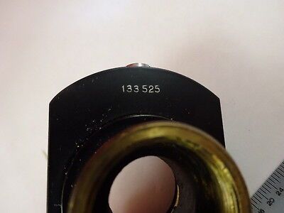 MICROSCOPE PART ZEISS POLARIZER OBJECTIVE HOLDER POL OPTICS AS IS #T2-B-06