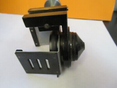 ANTIQUE BAUSCH LOMB CONDENSER + IRIS OPTICS MICROSCOPE PART AS PICTURED P6-A-100