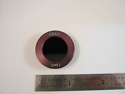 MICROSCOPE FILTER GRAU 2/NG3 REICHERT AUSTRIA OPTICS BIN#C1-05